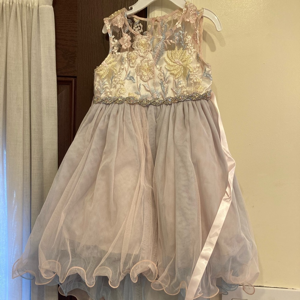 Beautiful toddlers gown diamond detail